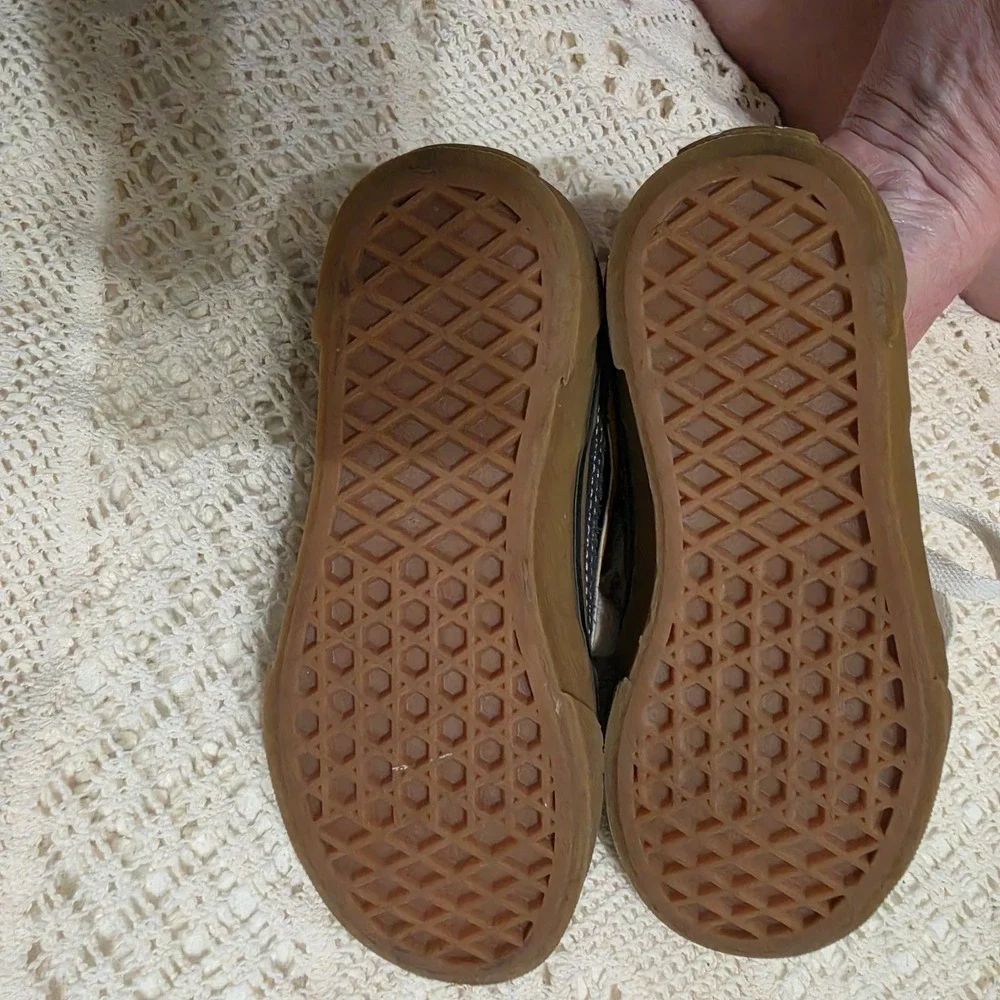 Vans Caldrone Charcoal/Yellow/Gum Suede Mesh Boy's Skate Shoes - Size 13‎